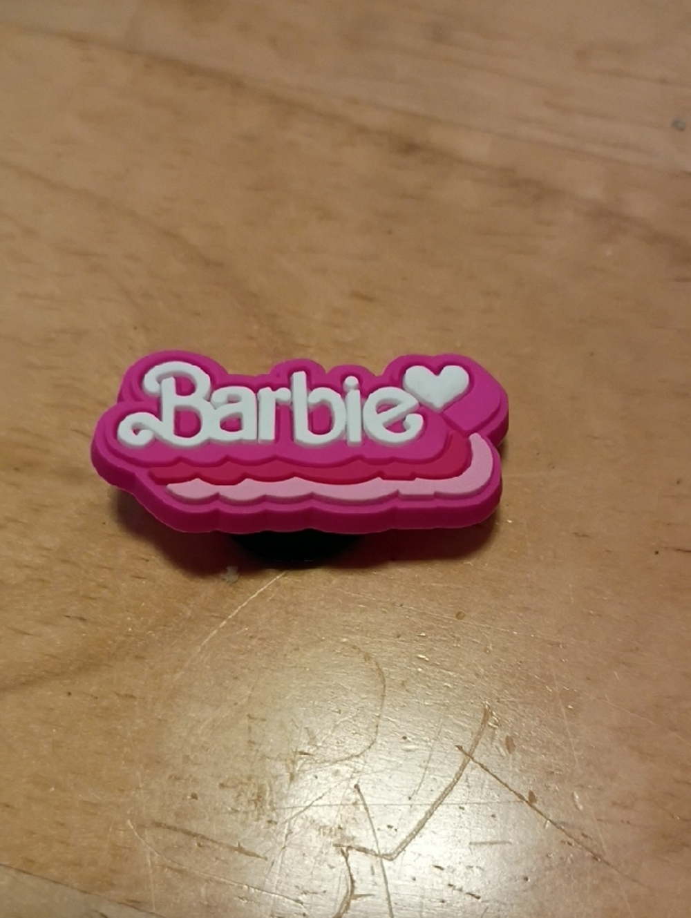 10 for $10 Jibbitz Croc Charms - Barbie Pink & White 3 - New Shoe Charm